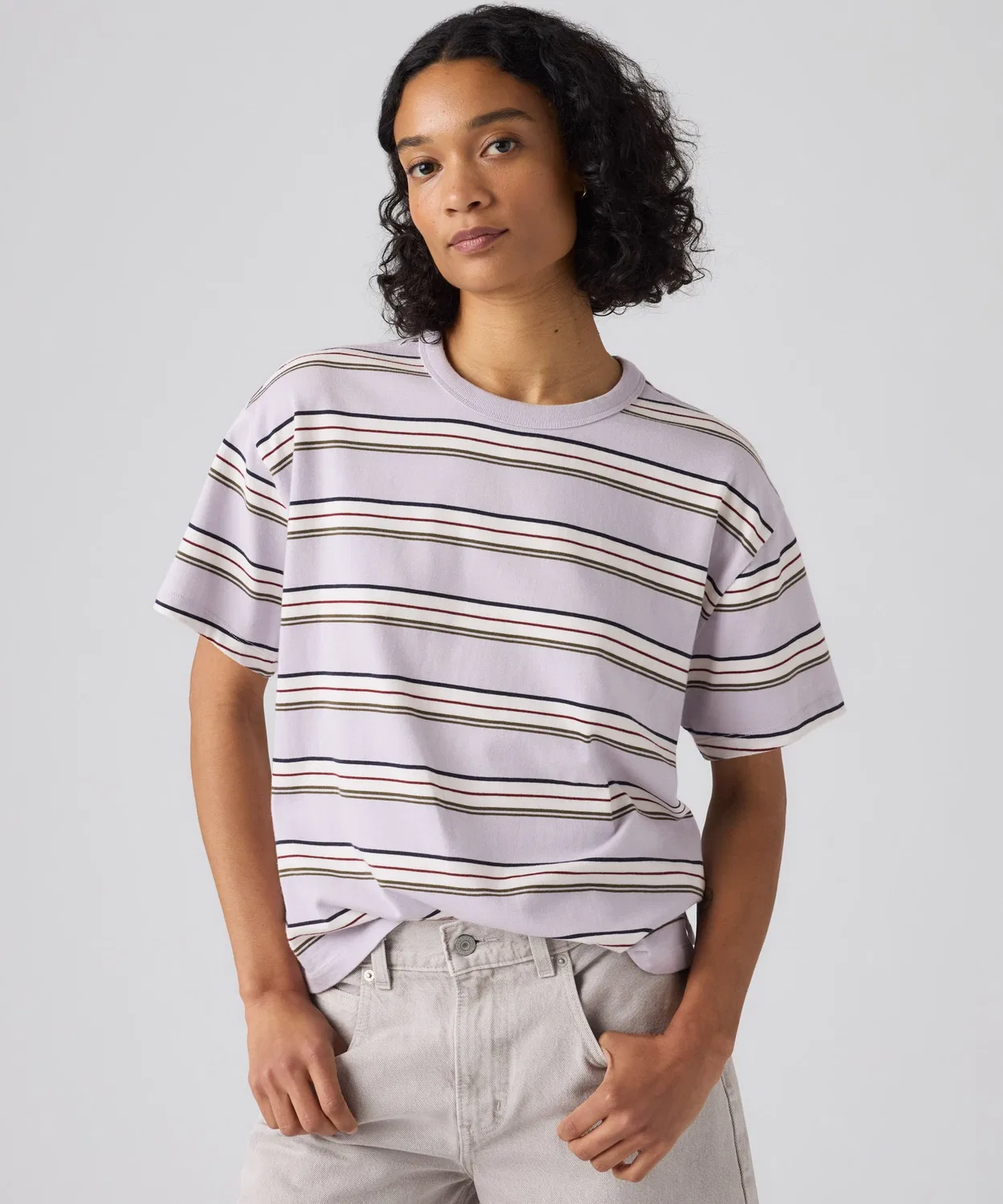 Женская футболка с коротким рукавом, однотонная Levi's, Purple