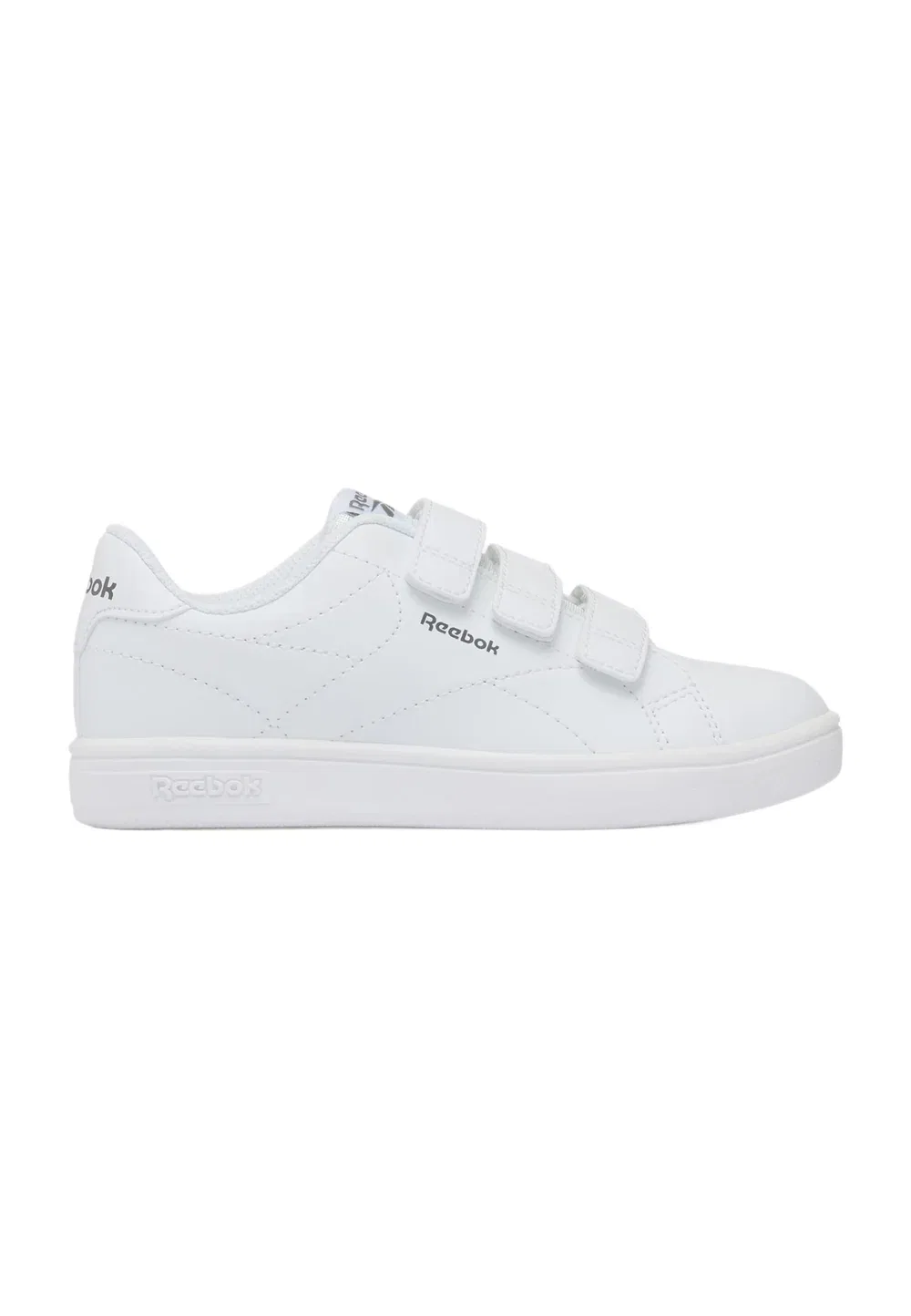Кроссовки для ходьбы Court clean на липучках, белые, унисекс Reebok, White White Grey — фото 4