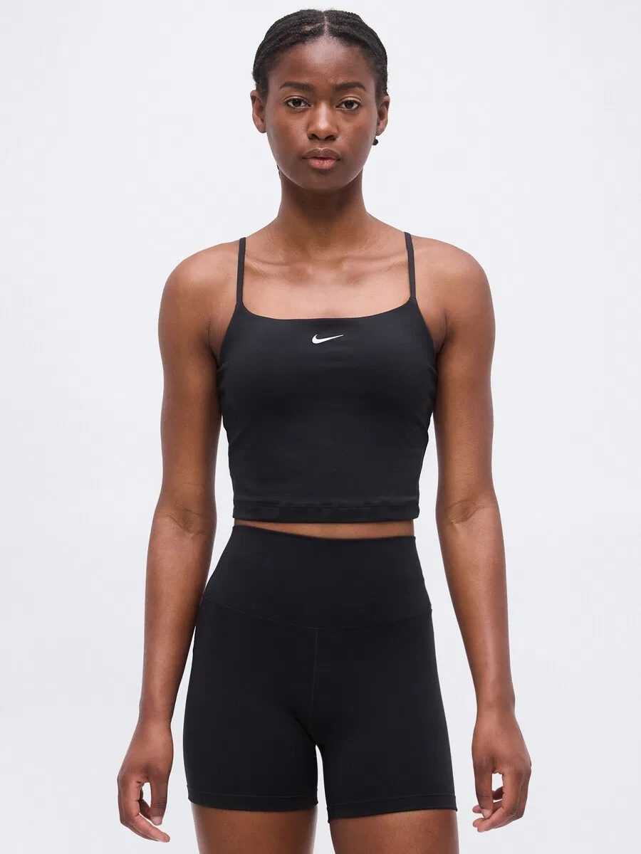 Спортивная футболка NIKE 'ONE' черного цвета — фото 2