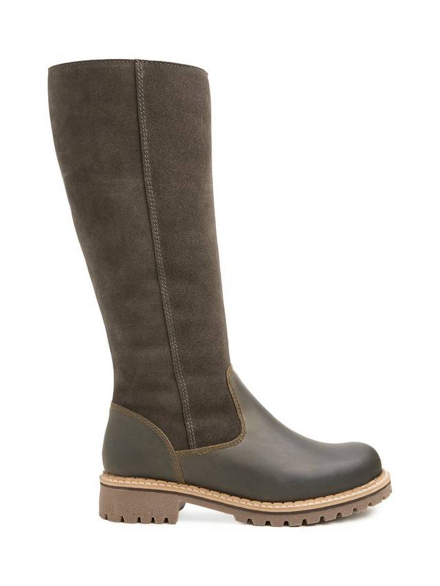 Водонепроницаемые высокие сапоги из овчины Celtic & Co., Olive