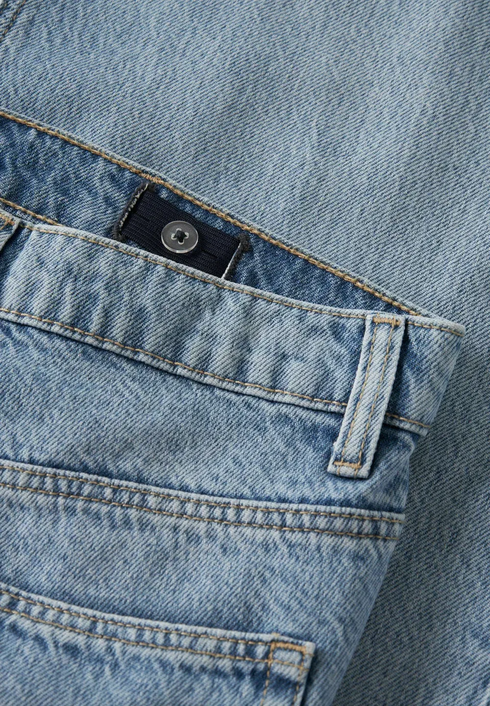 Джинсы прямого кроя - джинсы свободного кроя Two Soon, Medium Blue Denim — фото 3
