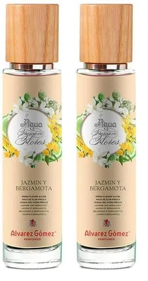 Тоник для лица Alvarez Gomez, набор 2 шт, 60 мл, Agua Fresca De Flores Jazmin Y Bergamota