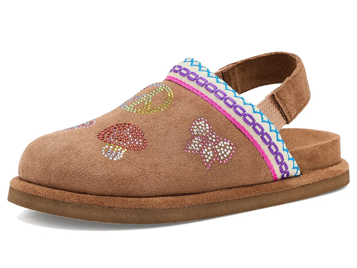 Тапочки Chip (для малышей и маленьких детей) Steve Madden Kids, Cognac