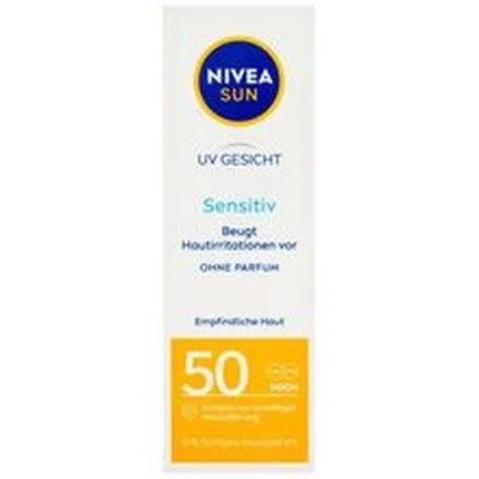 Солнцезащитный крем SPF 50 Nivea Sensitive, 50 мл