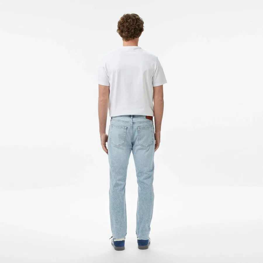 Мужские джинсы Calvin Klein Slim Taper Marbled B, Синий — фото 3