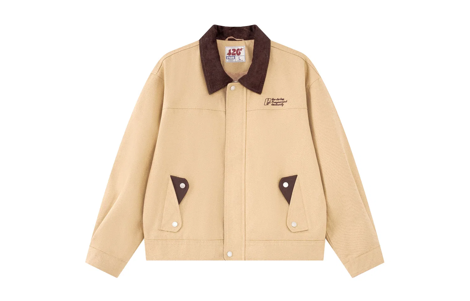 Детское пальто с лацканами F426, Khaki
