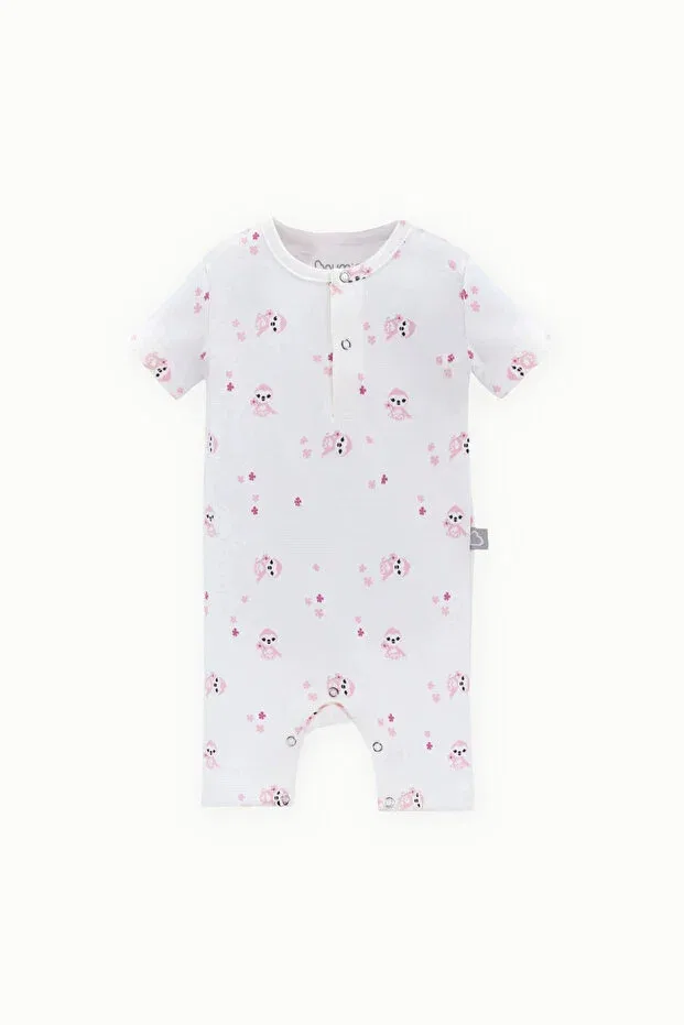 Детский комбинезон с коротким рукавом Miskin Boumini, Pink