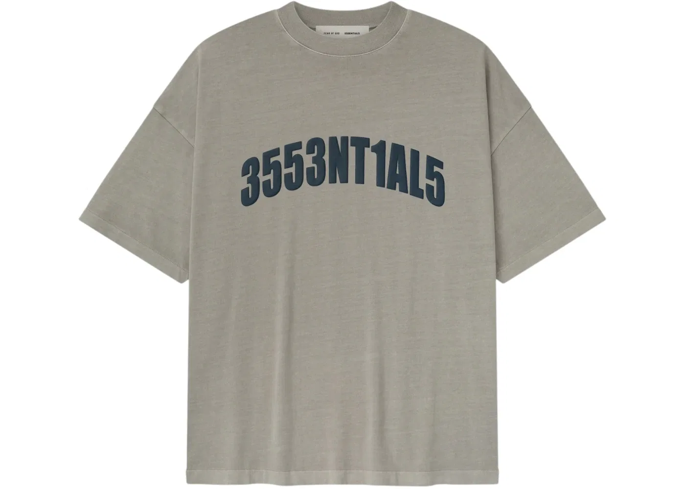 Мужская футболка с принтом Essentials New York 90's Tee Fear of God, Smoke Grey
