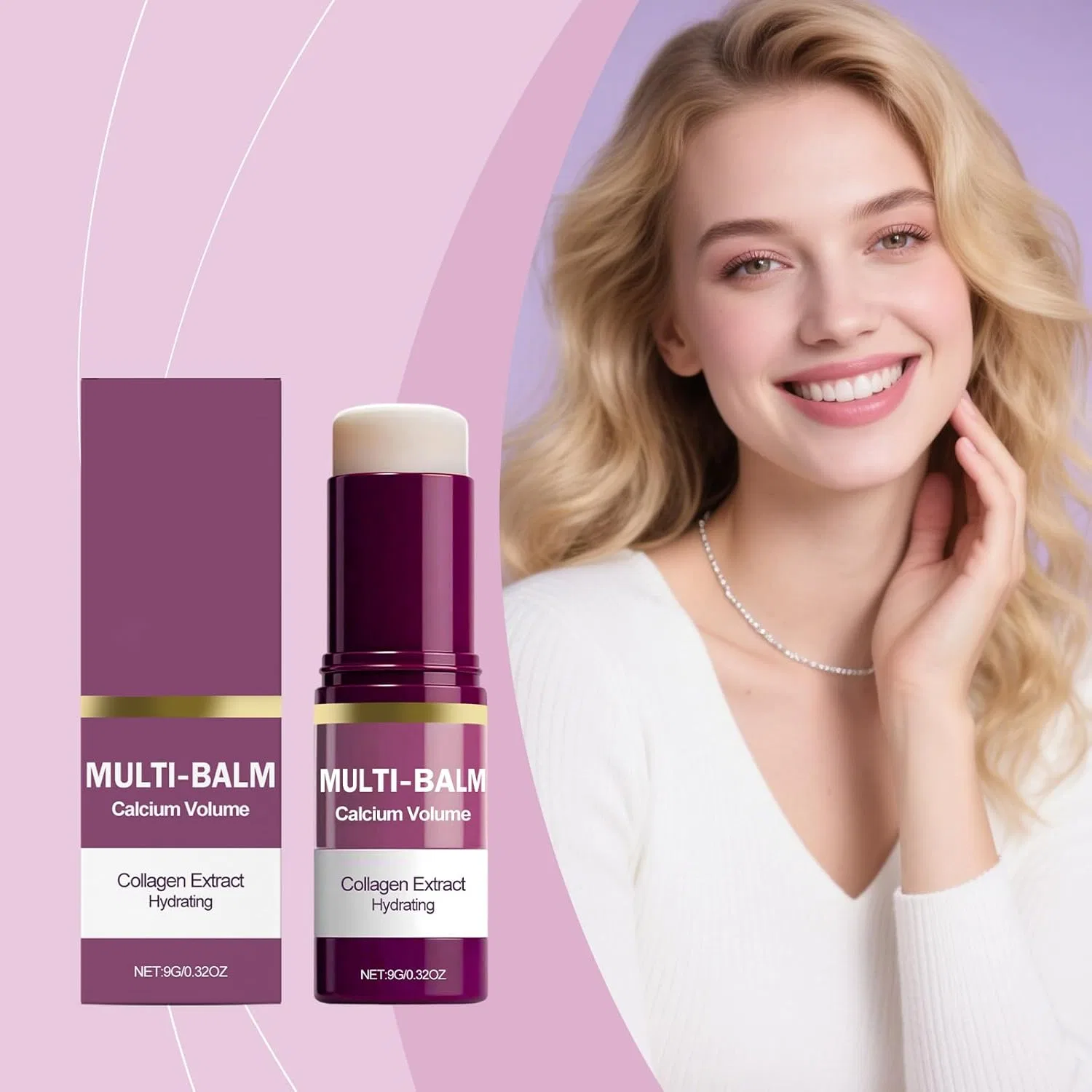 Увлажняющий бальзам для лица и глаз Calcium Multi Balm SKZKK, 9г, 1шт — фото 2