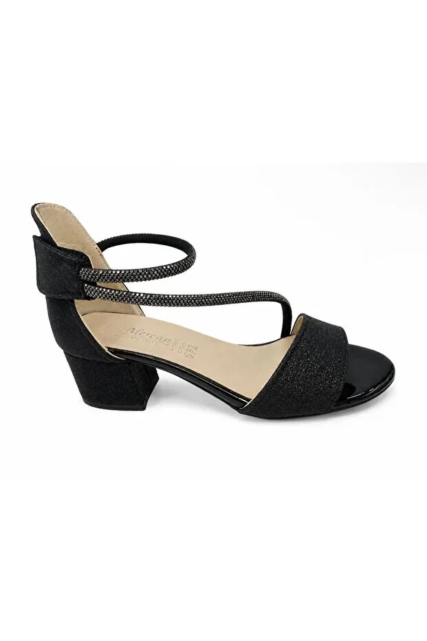 Детские туфли для девочек на низком каблуке Inci Mercan, Black