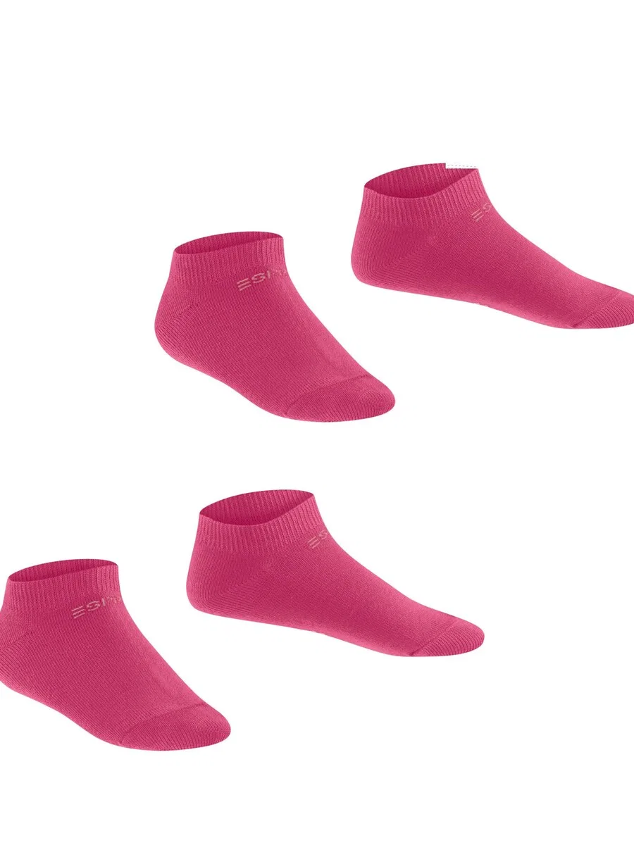Носки ESPRIT 'Foot Logo 2-Pack' красного цвета — фото 3