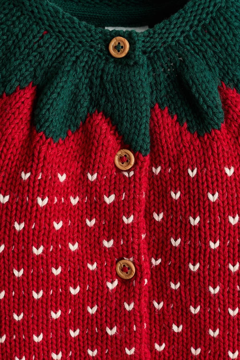 Хлопковый кардиган H&M, Rot/Erdbeere — фото 2