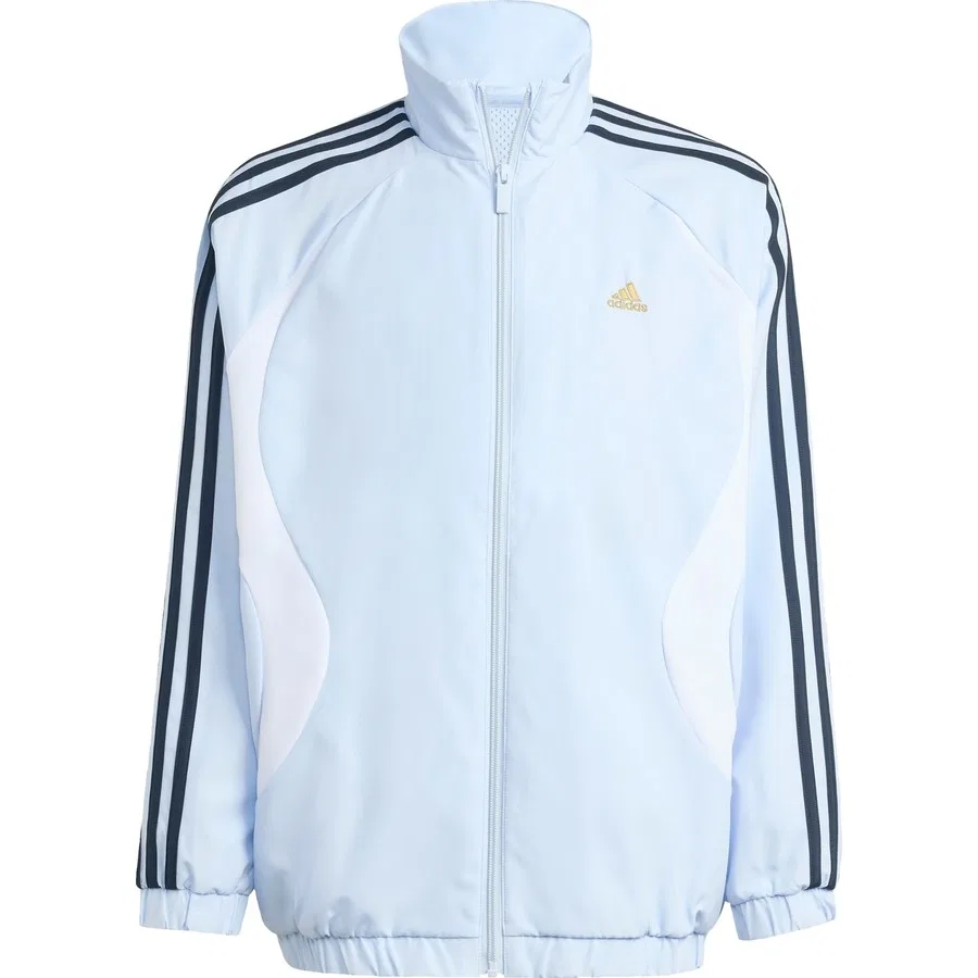 Спортивный свитшот с молнией Teamgeist Loose adidas, Сине-белый — фото 3