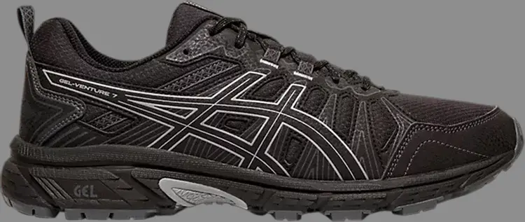 

Кроссовки gel venture 7 'sheet rock' Asics, черный