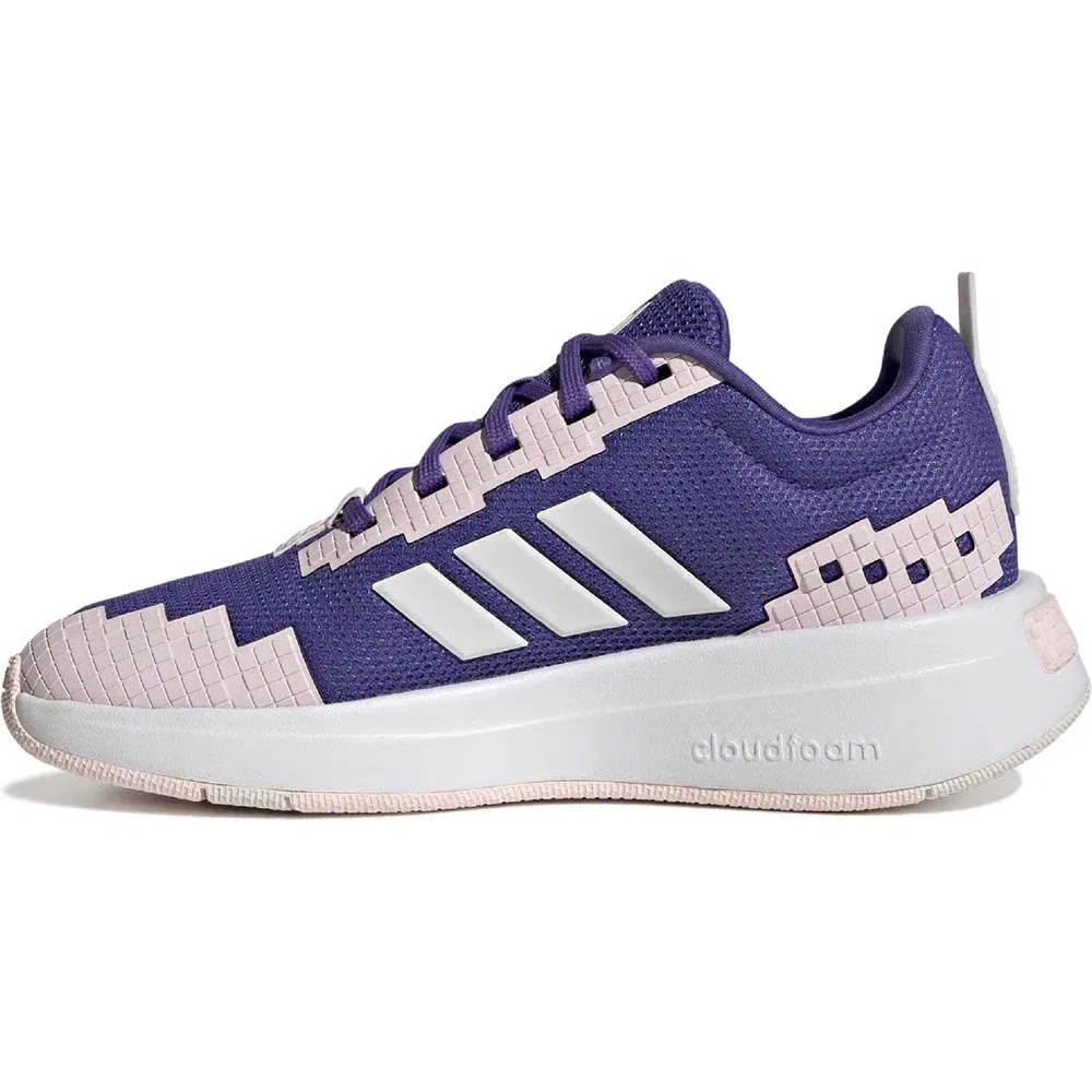 Детские кроссовки для бега Minecraft Pro Adidas, Purple/White/Pink — фото 3