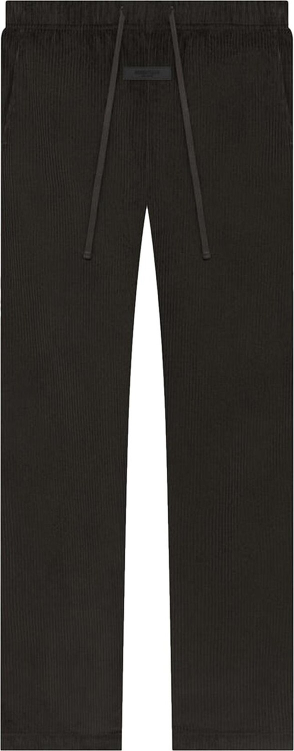 

Брюки Fear of God Essentials Relaxed Corduroy Pants 'Off Black', черный