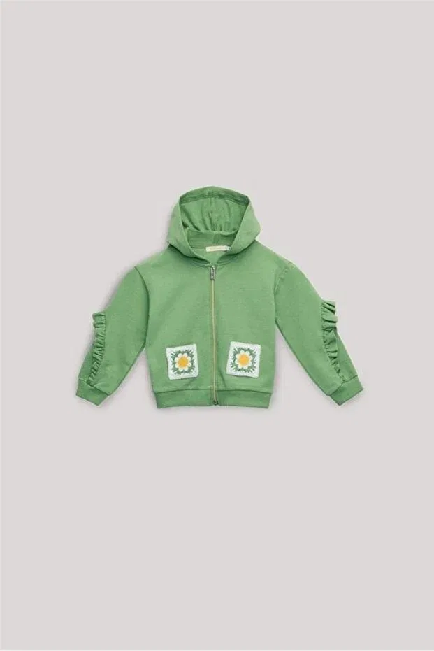Детский спортивный костюм для девочек с капюшоном Gb Baby, Green