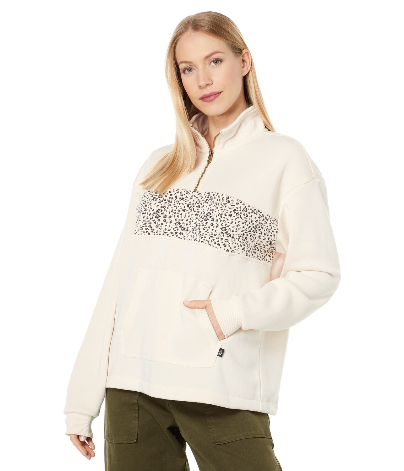 

Флисовый худи Volcom, Stone Stacked Mock Neck
