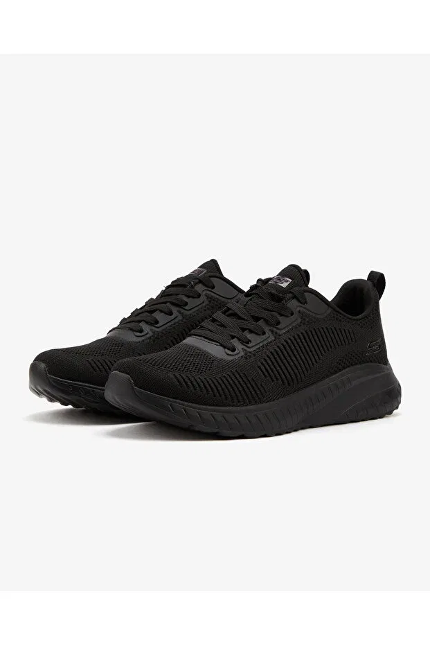 Женские кроссовки на платформе с принтом Skechers, Black — фото 3