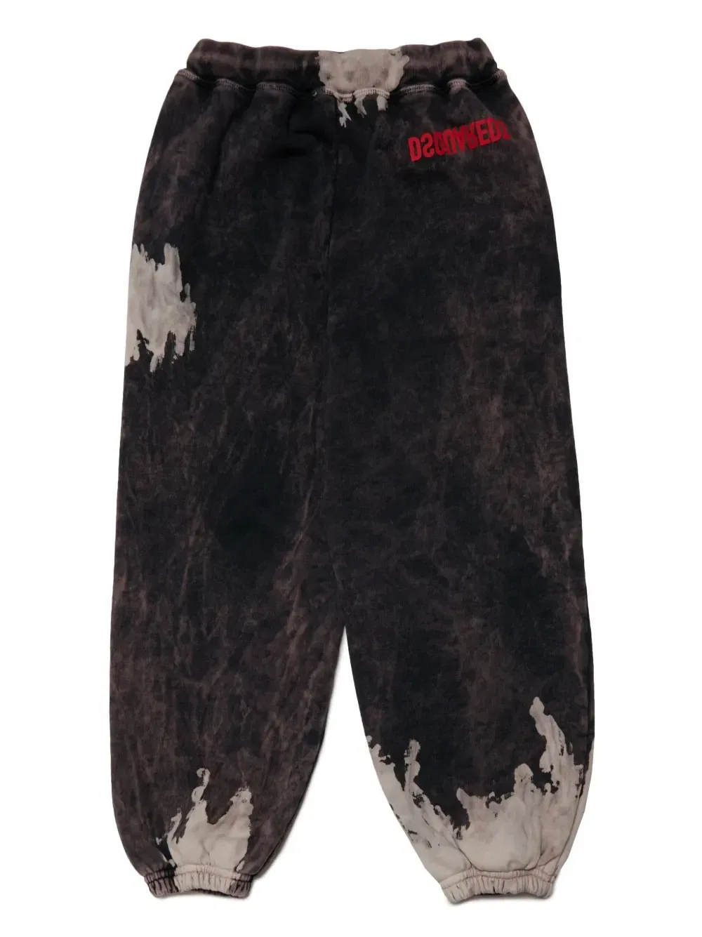 Спортивные брюки с принтом тай-дай Dsquared2 Kids, черный — фото 2