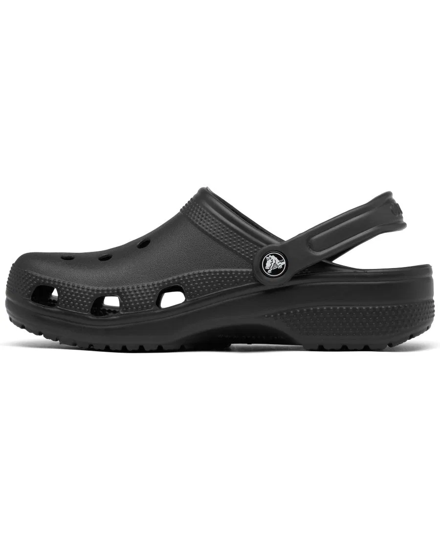 Клоги классические Big Kids Classic Clogs Crocs, Black — фото 3