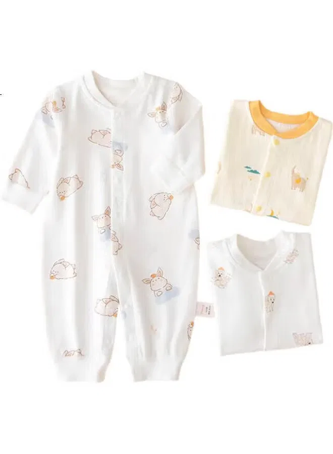 Боди-комбинезон с длинным рукавом хлопковый Babyprints, медвежонок
