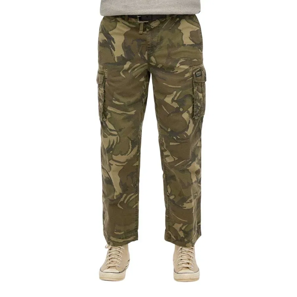 Брюки карго Parachute Light Superdry, зеленый