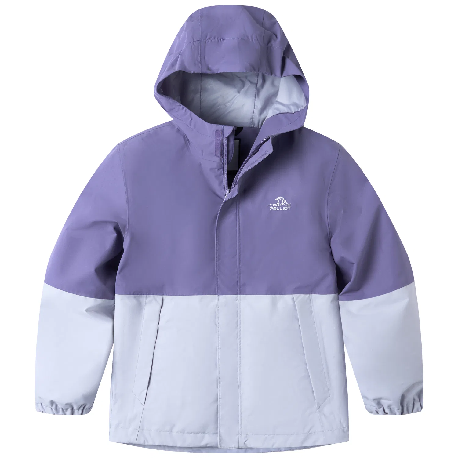 Детская ветровка с капюшоном PELLIOT, Bellflower Purple+Light Blue Purple