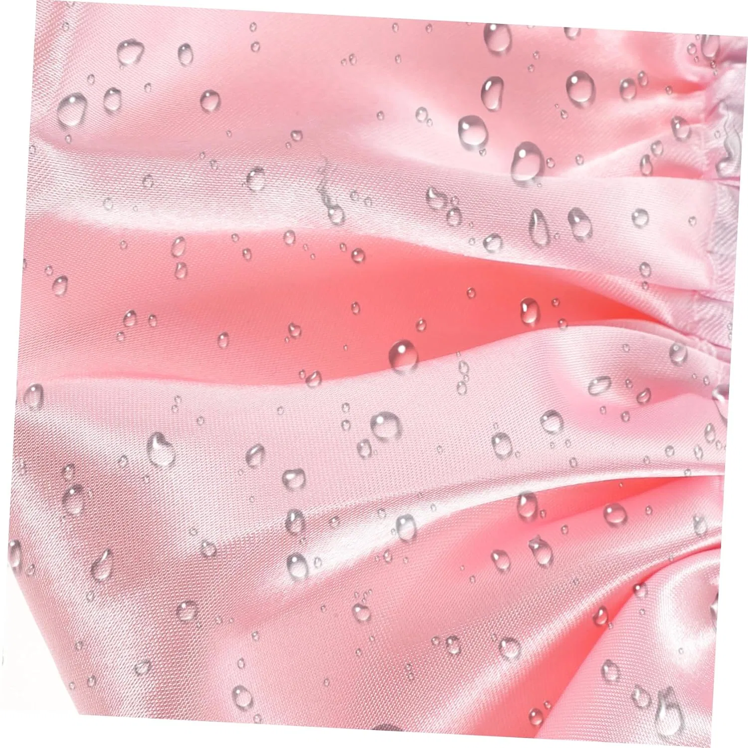 Шапочка для душа, набор 2 шт, Satin, PLAFOPE, Black-pink — фото 2