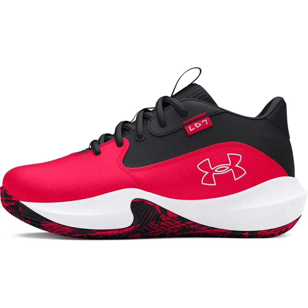 Детские баскетбольные кроссовки для мальчиков Bloqueo Preescolar 7 Under Armour, Red