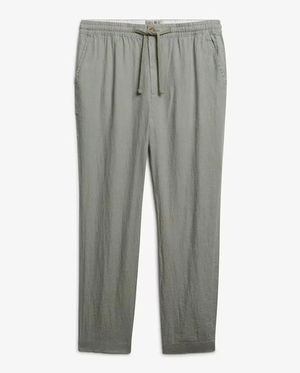 Мужские брюки из льна Merchant Superdry, Verde