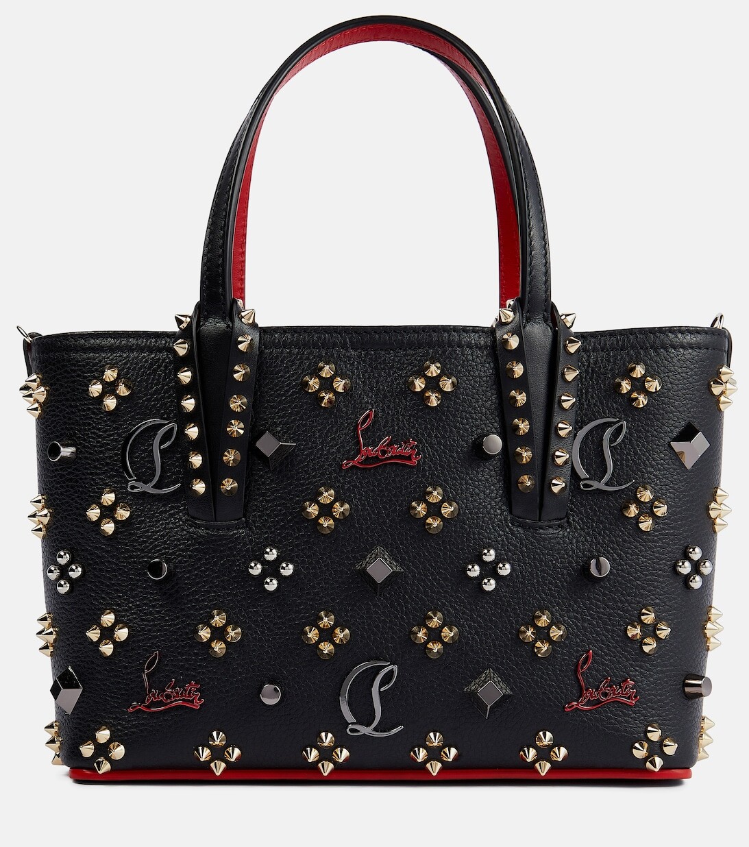 

Сумка-тоут Cabata Mini из кожи Christian Louboutin, черный