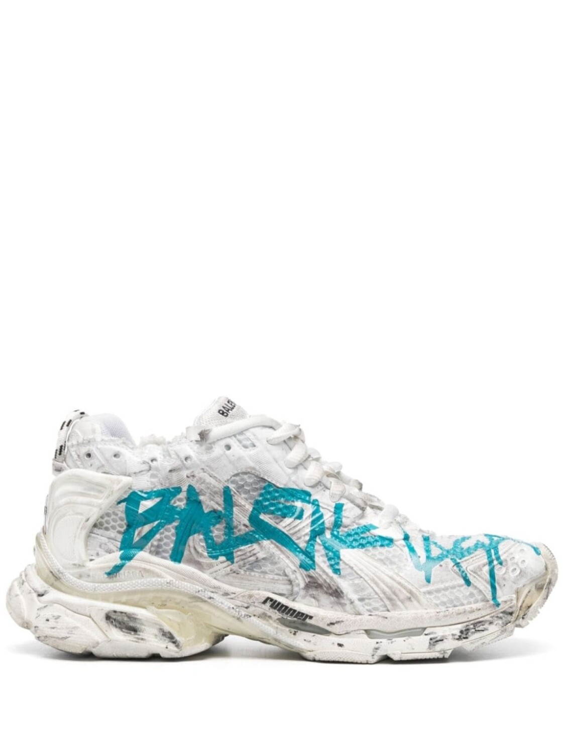 

Balenciaga кроссовки Runner Graffiti, белый