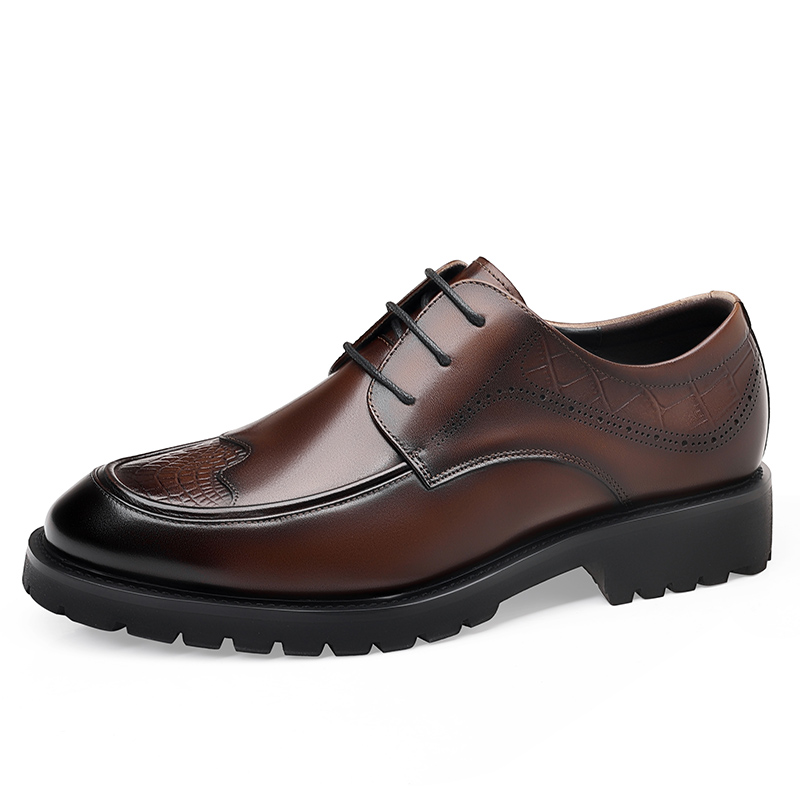 

POPULAR ROUSE PR Мужские туфли для официальных мероприятий черно-коричневые, цвет Brown