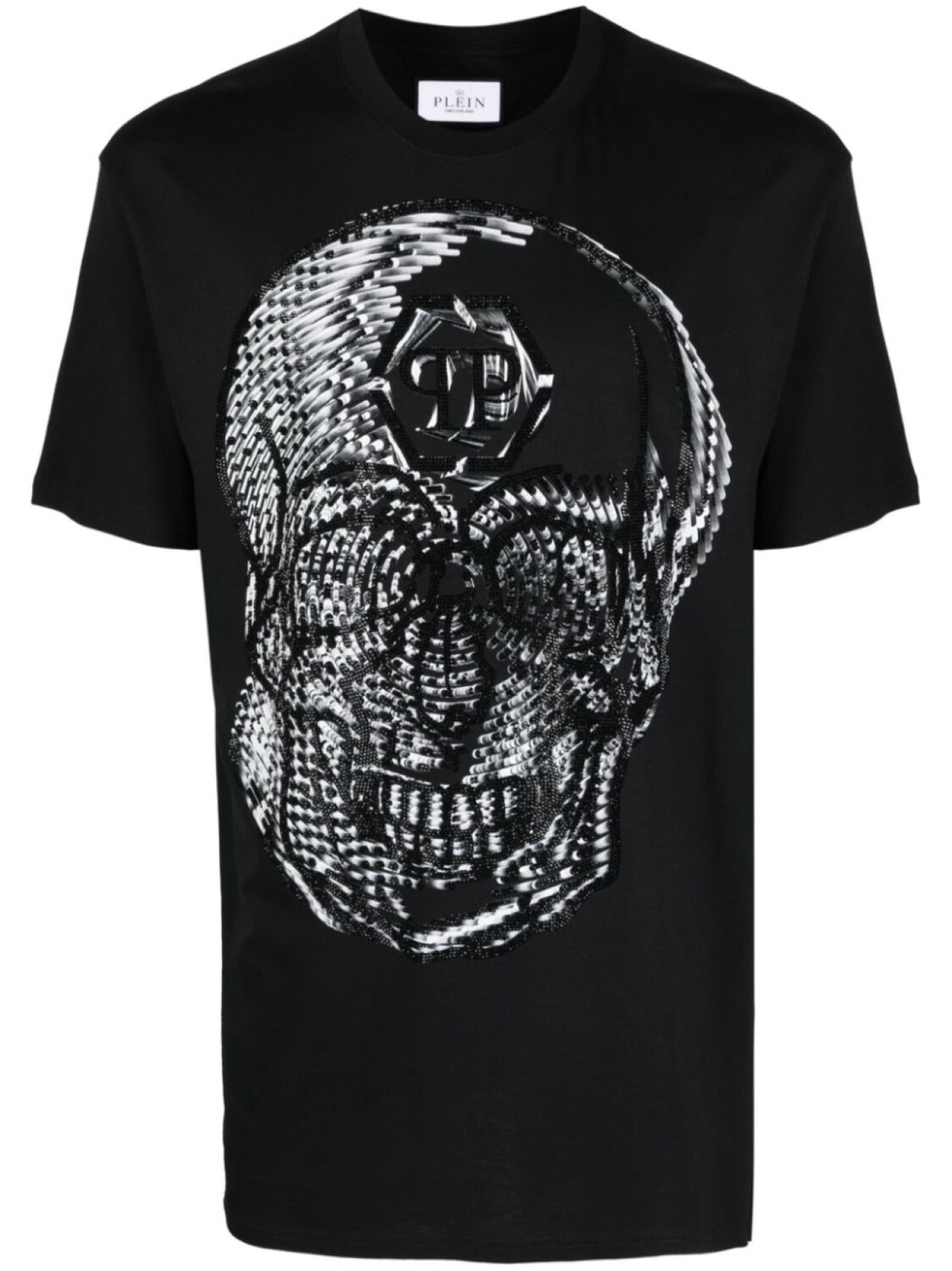 

Philipp Plein футболка с принтом, черный