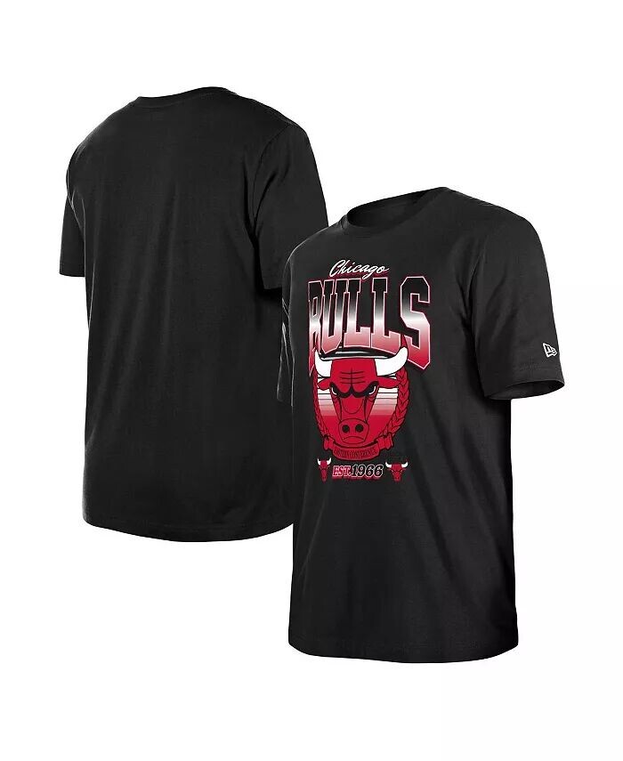 

Черная мужская и женская футболка Chicago Bulls Summer Classics New Era, черный