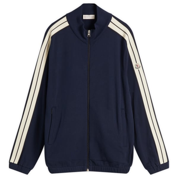 

Флисовый свитер на молнии Moncler, синий