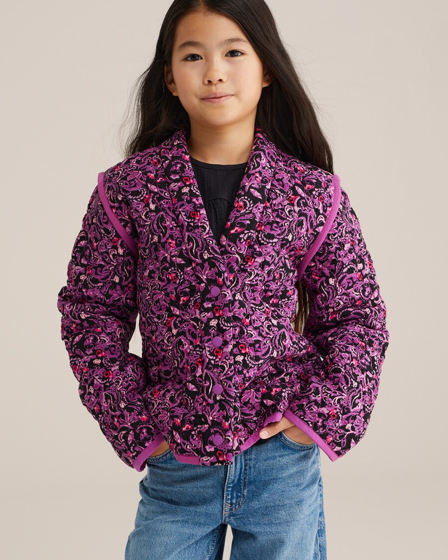 Демисезонная куртка WE Fashion, Purple — фото 2