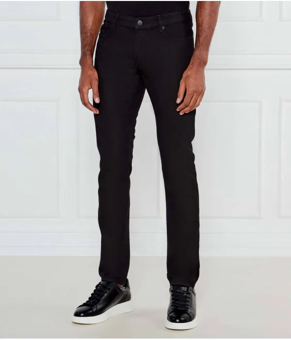 Базовые джинсы j06 Slim fit Emporio Armani, черный — фото 3