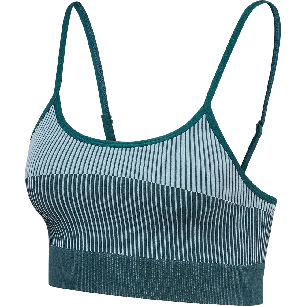

Спортивный топ Hummel Yoga Seamless low support, зеленый
