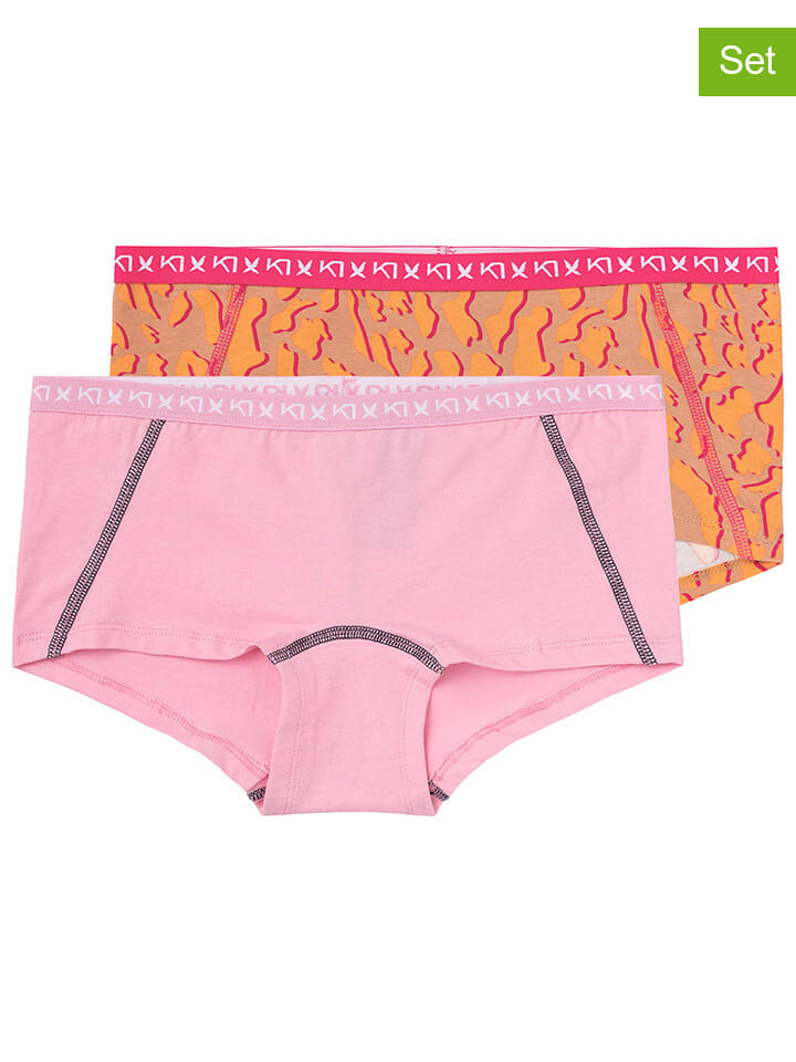 

Трусы KARI TRAA 2er Set Pantys, цвет rosa/orange