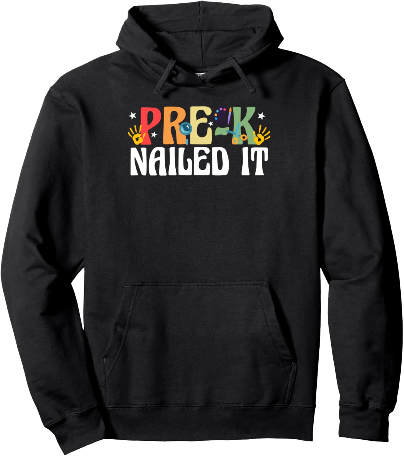 

Худи PreK Nailed It для детского сада Pre-K Grade & Kindergarten Begin Gifts, черный