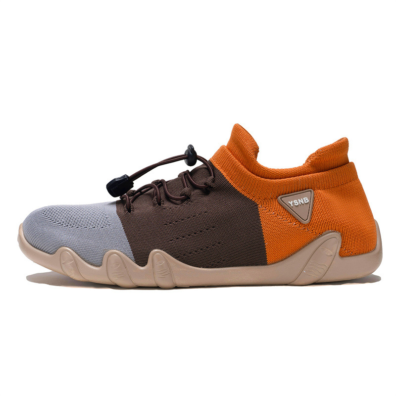 

Низкие повседневные туфли мужские TAFN, Kt19 Brown Orange Gray