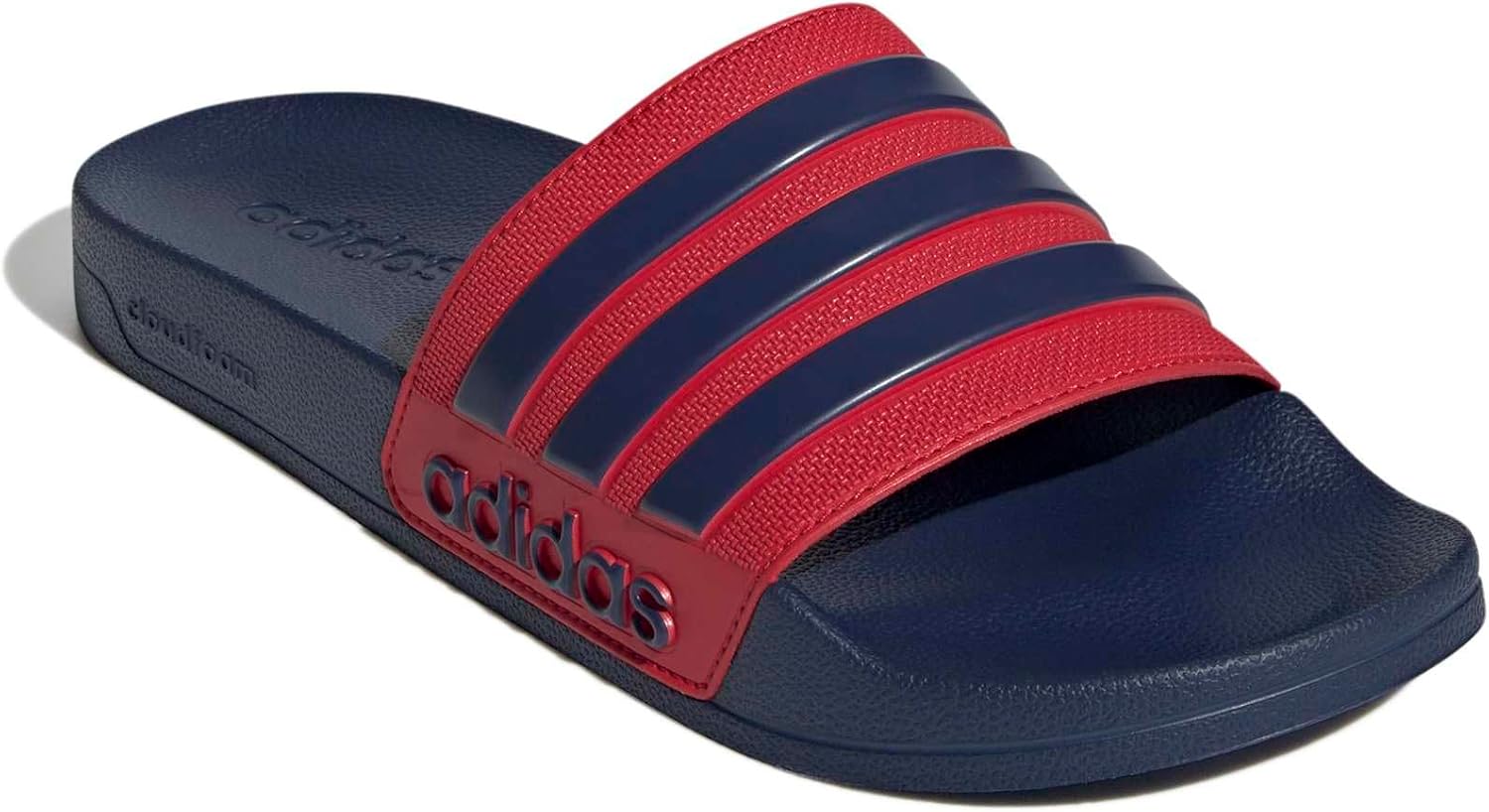 Сланцы для душа adidas Adilette для взрослых унисекс, темно-синий/алый — фото 4