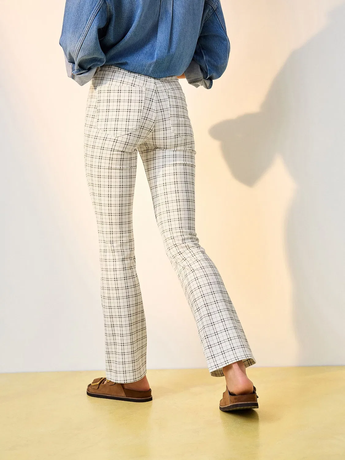 Леггинсы Next Boot cut, бежевый — фото 3