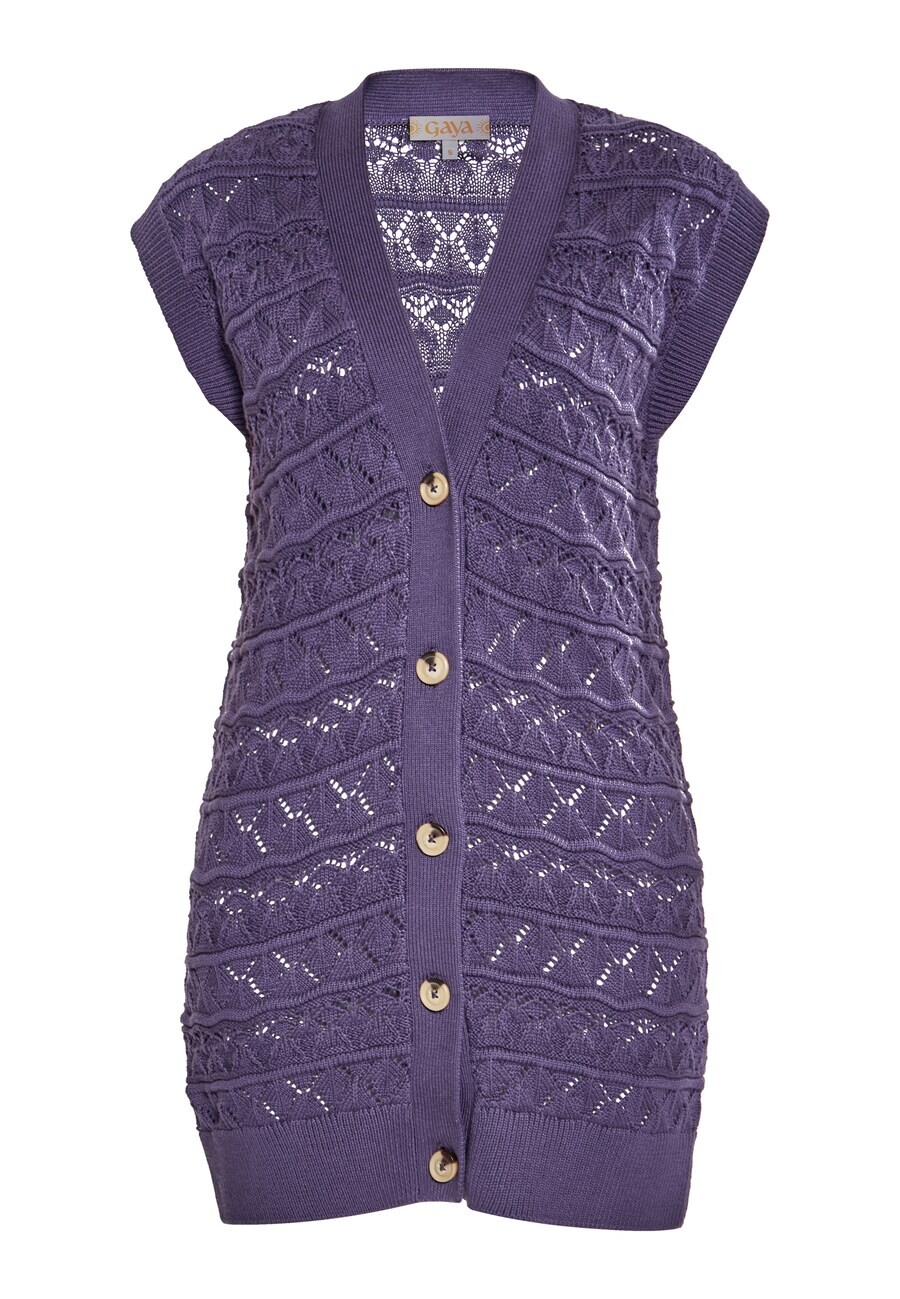 

Кардиган Gaya Knitted Vest, цвет Blackberry