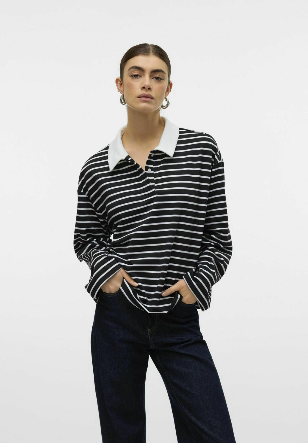 

Топ с длинными рукавами ALMA Vero Moda, черный
