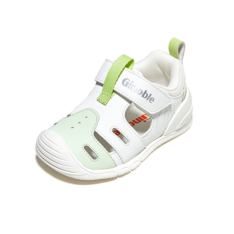 

Низкие детские туфли Infant And Toddler GINOBLE, белый/зеленый