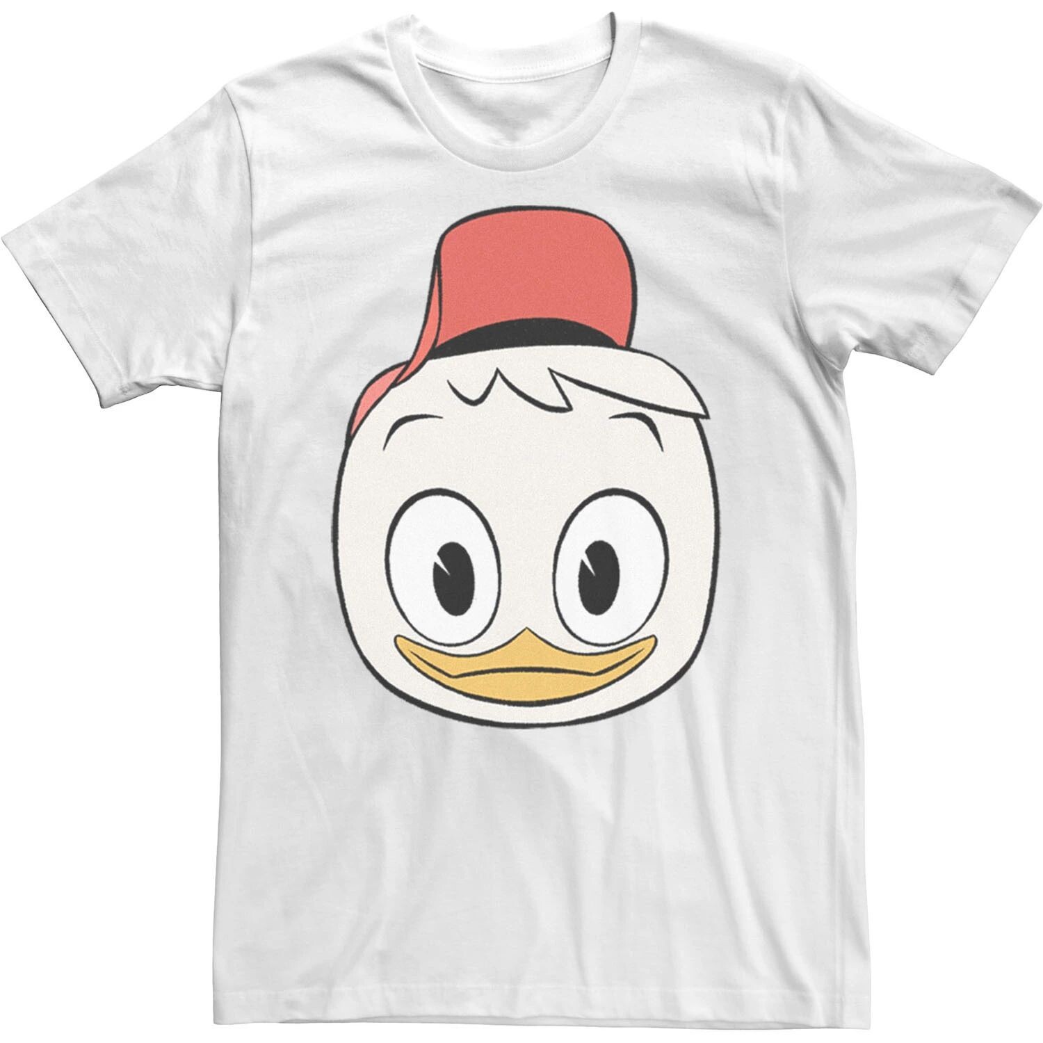 

Мужская футболка Disney DuckTales Huey с большим лицом Licensed Character