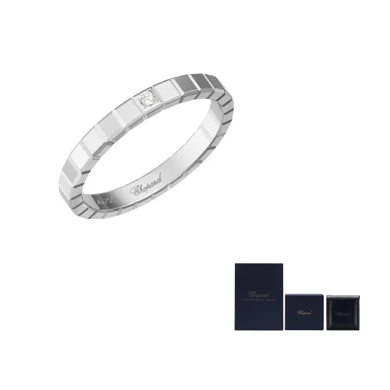 

Chopard Кольцо из белого золота 18 карат с бриллиантами Ice Cube